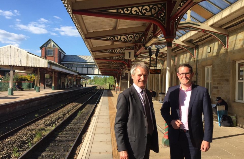 Andrew Atkinson at Railway Station