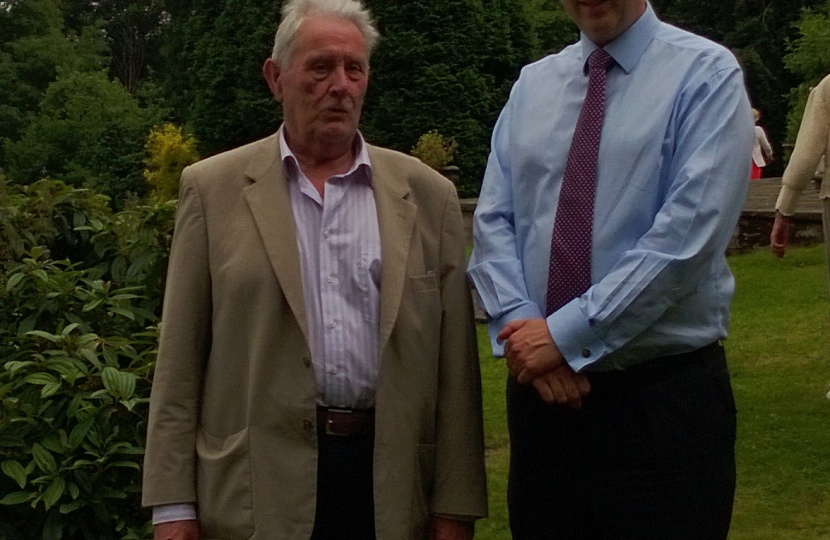 Chris Grayling talks to Wrexham Association