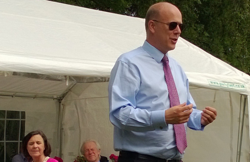 Chris Grayling talks to Wrexham Association