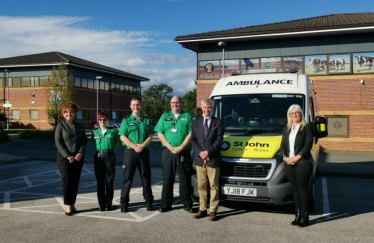 Sarah Atherton - St John's Ambulance Visit